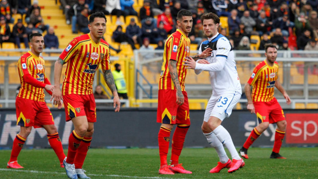 LECCE ATALANTA CAMPIONATO 2019-2020 01/03/2020 HATEBOER E DEIOLA MICHEL CAPUTO/SILPRESS