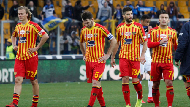 LECCE ATALANTA CAMPIONATO 2019-2020 01/03/2020 GIOCATORI SOTTO LA CURVA MICHEL CAPUTO/SILPRESS