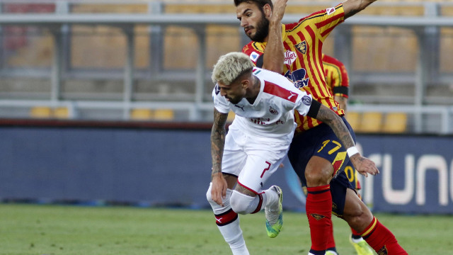 LECCE-MILAN Samuel Castillejo e Diego Farias. MORONI/SILPRESS