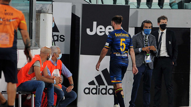 26-06-2020 Juventus vs Lecce Campionato Serie A 2019/2020
©Manuela Viganti/Silpress
Nella foto: fabio lucioni esce dal campo espulso