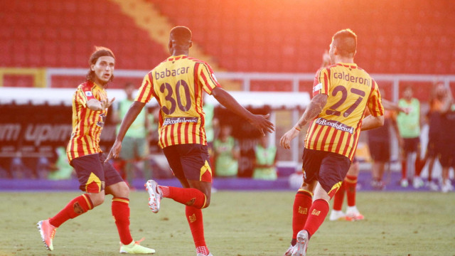LECCE LAZIO CAMPIONATO 2019-2020 07/07/2020 ESULTANZA BABACAR 2 MICHEL CAPUTO/SILPRESS