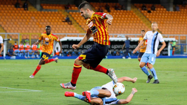 LECCE LAZIO CAMPIONATO 2019-2020 07/07/2020 RIGORE LECCE MICHEL CAPUTO/SILPRESS