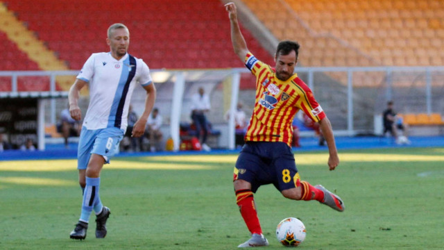 LECCE LAZIO CAMPIONATO 2019-2020 07/07/2020 TIRO MANCOSU MICHEL CAPUTO/SILPRESS