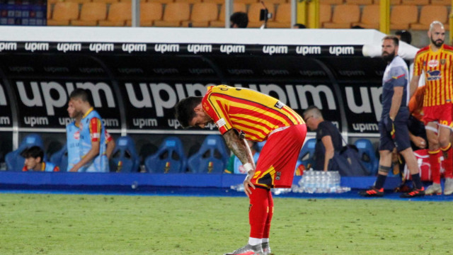LECCE SAMPDORIA CAMPIONATO 2019-2020 01/07/2020 DISPERAZIONE FARIAS MICHEL CAPUTO/SILPRESS