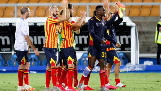 LECCE LAZIO CAMPIONATO 2019-2020 07/07/2020 APPLAUSO SOTTO LA CURVA MICHEL CAPUTO/SILPRESS