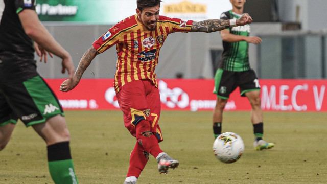 REGGIO EMILIA - ITALY, 04-07-20—FOTO DI CASTALDI / SILPRESS , MAPEI STADIUM - SASSUOLO VS LECCE, NELLA FOTO: DIEGO FARIAS (LECCE)