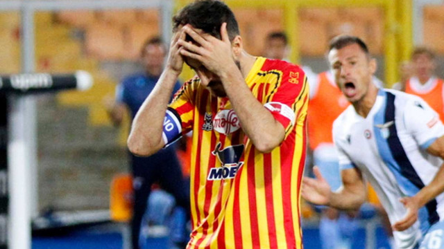 LECCE LAZIO CAMPIONATO 2019-2020 07/07/2020 ERRORE MANCOSU MICHEL CAPUTO/SILPRESS