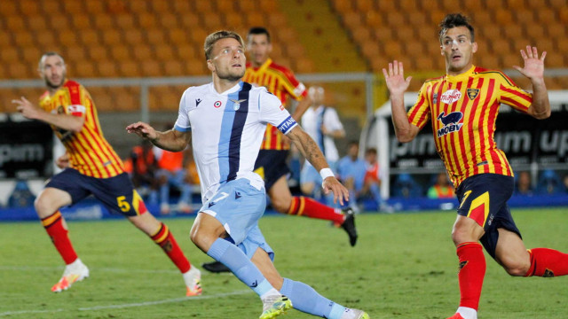 LECCE LAZIO CAMPIONATO 2019-2020 07/07/2020 IMMOBILE MICHEL CAPUTO/SILPRESS