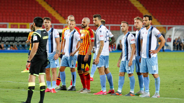 LECCE LAZIO CAMPIONATO 2019-2020 07/07/2020 ATTESA VAR MICHEL CAPUTO/SILPRESS
