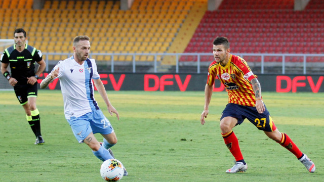 LECCE LAZIO CAMPIONATO 2019-2020 07/07/2020 CALDERONI MICHEL CAPUTO/SILPRESS