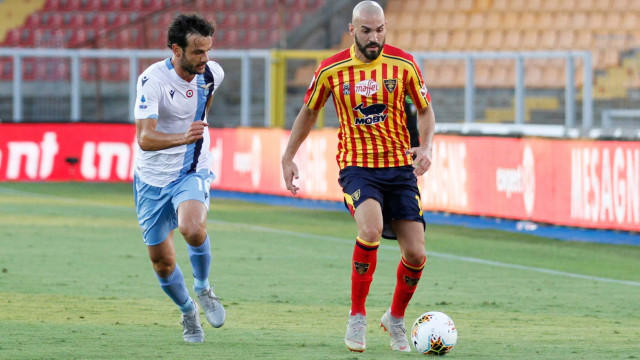 LECCE LAZIO CAMPIONATO 2019-2020 07/07/2020 SAPONARA E PAROLO MICHEL CAPUTO/SILPRESS
