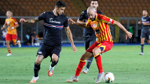 LECCE SAMPDORIA CAMPIONATO 2019-2020 01/07/2020 SAPONARA MICHEL CAPUTO/SILPRESS