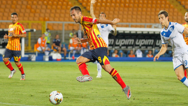LECCE BRESCIA CAMPIONATO 2019-2020 22/07/2020 TIRO MANCOSU MICHEL CAPUTO/SILPRESS