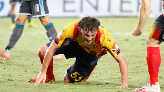 LECCE-FERALPISALO' STAGIONE 2020-2021 COPPA ITALIA 30/09/2020 GOL HENDERSON MICHEL CAPUTO/SILPRESS