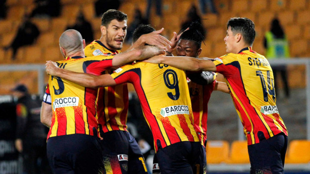 LECCE STAGIONE 2020-2021 LECCE-CREMONESE 21/10/2020 ESULTANZA 2 MICHEL CAPUTO/SILPRESS