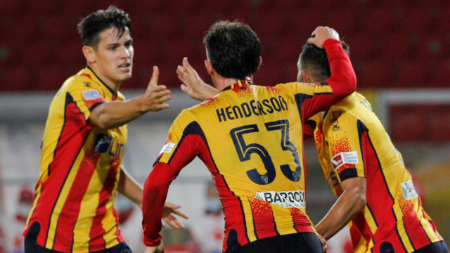 LECCE STAGIONE 2020-2021 LECCE-CREMONESE 21/10/2020 ESULTANZA CODA 2 MICHEL CAPUTO/SILPRESS
