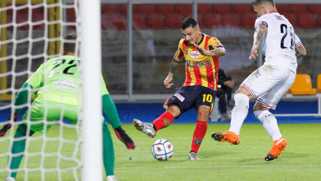 LECCE STAGIONE 2020-2021 LECCE-CREMONESE 21/10/2020 TIRO FALCO MICHEL CAPUTO/SILPRESS