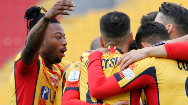 LECCE STAGIONE 2020-2021 LECCE-REGGIANA 21/11/2020 ESULTANZA SQUADRA MICHEL CAPUTO/SILPRESS