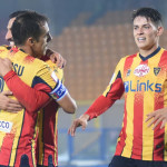 LECCE STAGIONE 2020-2021 LECCE-PESCARA ESULTANZA 02/11/2020 MICHEL CAPUTO/SILPRESS