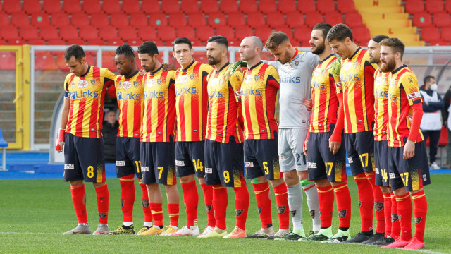 LECCE STAGIONE 2020-2021 LECCE-FROSINONE 12/12/2020 MINUTO DI SILENZIO MICHEL CAPUTO/SILPRESS