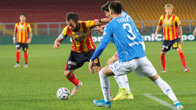 LECCE STAGIONE 2020-2021 LECCE-EMPOLI 24/01/2021 AZIONE MANCOSU MICHEL CAPUTO/SILPRESS