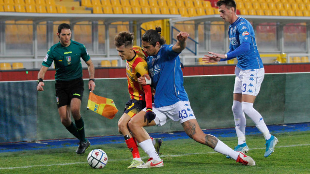 LECCE STAGIONE 2020-2021 LECCE-EMPOLI 24/01/2021 AZIONE RODRIGUEZ MICHEL CAPUTO/SILPRESS