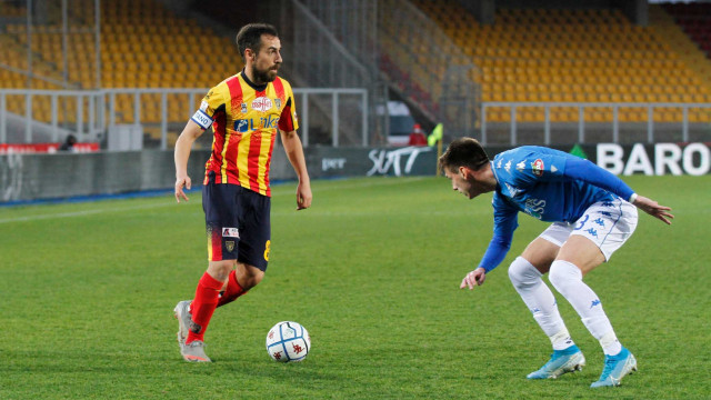 LECCE STAGIONE 2020-2021 LECCE-EMPOLI 24/01/2021 AZIONE MANCOSU MICHEL CAPUTO/SILPRESS