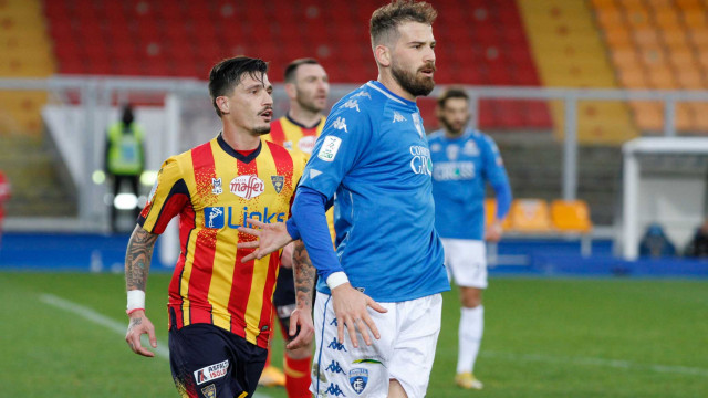 LECCE STAGIONE 2020-2021 LECCE-EMPOLI 24/01/2021 LA MANTIA E PISACANE MICHEL CAPUTO/SILPRESS