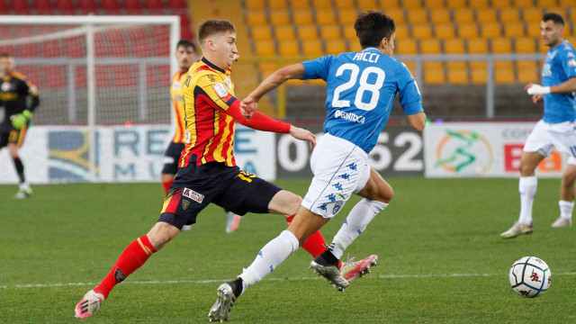LECCE STAGIONE 2020-2021 LECCE-EMPOLI 24/01/2021 CONTRASTO LISTKOWSKI MICHEL CAPUTO/SILPRESS