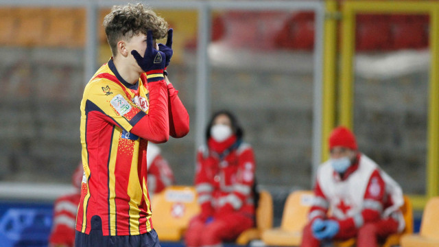 LECCE STAGIONE 2020-2021 LECCE-BRESCIA 09/02/2021 ESULTANZA RODRIGUEZ 2MICHEL CAPUTO/SILPRESS