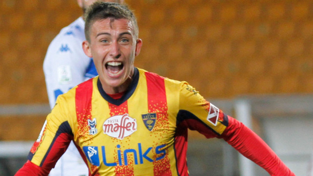 LECCE STAGIONE 2020-2021 LECCE-BRESCIA 09/02/2021 ESULTANZA BJORKENGREN MICHEL CAPUTO/SILPRESS
