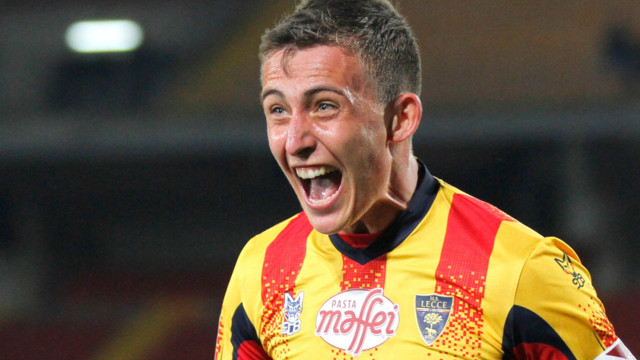 LECCE STAGIONE 2020-2021 LECCE-BRESCIA 09/02/2021 ESULTANZA BJORKENGREN 2 MICHEL CAPUTO/SILPRESS
