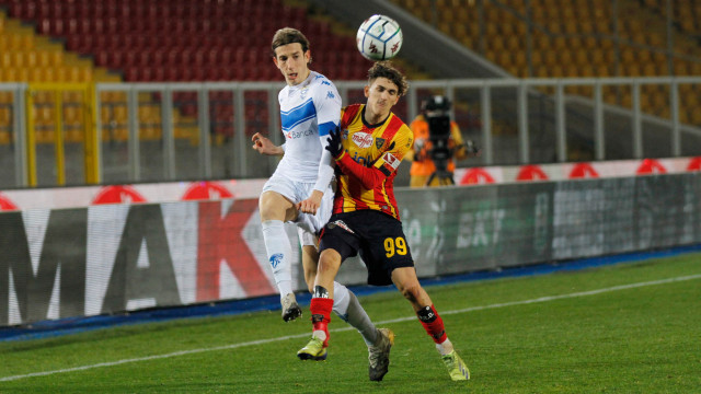 LECCE STAGIONE 2020-2021 LECCE-BRESCIA 09/02/2021 FALLO RODRIGUEZ MICHEL CAPUTO/SILPRESS