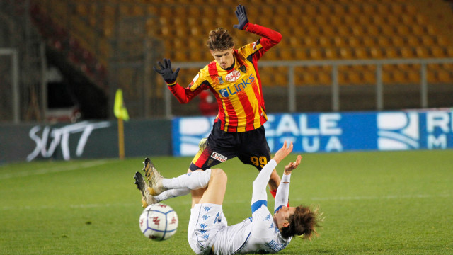 LECCE STAGIONE 2020-2021 LECCE-BRESCIA 09/02/2021 RODRIGUEZ E MANGRAVITI MICHEL CAPUTO/SILPRESS