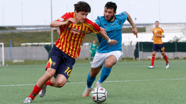 LECCE PRIMAVERA STAGIONE 2020-2021 LECCE-BENEVENTO 27/03/2021 AZIONE BERG MICHEL CAPUTO/SILPRESS