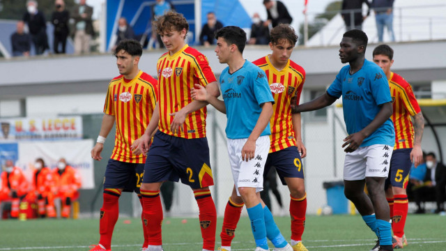 LECCE PRIMAVERA STAGIONE 2020-2021 LECCE-BENEVENTO 27/03/2021 AZIONE LECCE MICHEL CAPUTO/SILPRESS