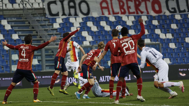 Foto Alessandro Castaldi/Silpress
07/03/21 Reggio Emilia, Italia - Reggiana vs Lecce - Nella foto: SECONDO RIGORE