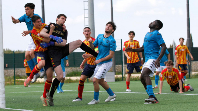 LECCE PRIMAVERA STAGIONE 2020-2021 LECCE-BENEVENTO 27/03/2021 AZIONE LECCE MICHEL CAPUTO/SILPRESS