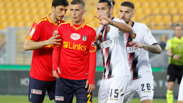 LECCE STAGIONE 2020-2021 LECCE-SALERNITANA 02/04/2021 MARCATURE MICHEL CAPUTO/SILPRESS