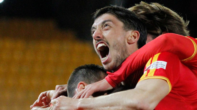 LECCE STAGIONE 2020-2021 LECCE-SALERNITANA 02/04/2021 ESULTANZA MICHEL CAPUTO/SILPRESS