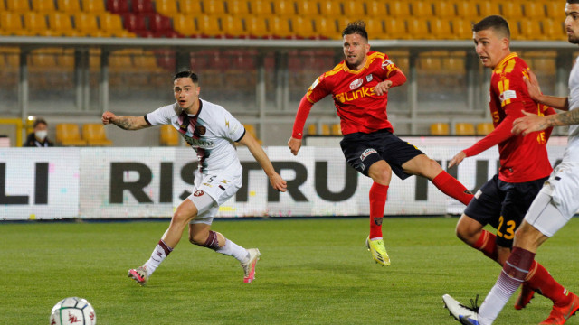 LECCE STAGIONE 2020-2021 LECCE-SALERNITANA 02/04/2021 OCCASIONE PETTINARI MICHEL CAPUTO/SILPRESS