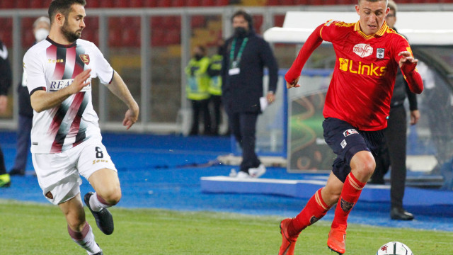LECCE STAGIONE 2020-2021 LECCE-SALERNITANA 02/04/2021 AZIONE BJORKENGREN MICHEL CAPUTO/SILPRESS