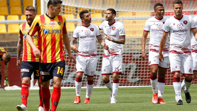 LECCE STAGIONE 2020-2021 LECCE-REGGINA 07/05/2021 ESULTANZA EDERA MICHEL CAPUTO/SILPRESS