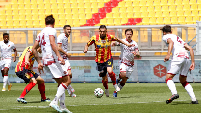 LECCE STAGIONE 2020-2021 LECCE-REGGINA 07/05/2021 AZIONE CODA MICHEL CAPUTO/SILPRESS