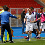 LECCE STAGIONE 2020-2021 LECCE-CITTADELLA 01/05/2021 ESULTANZA D'URSO MICHEL CAPUTO/SILPRESS