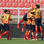 Photo LiveMedia/Emmanuele Mastrodonato
Lecce, Italy, September 18, 2021, Italian Football Championship League BKT
US Lecce vs US Alessandria
Image shows:
US Lecce esulta dopo aver segnato il gol del 1-0
LiveMedia - World Copyright
