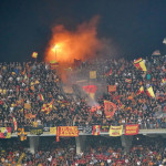 La Curva Nord durante la prima di campionato