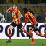 Ci Lecce 09/11/2022 - campionato di calcio serie A / Lecce-Atalanta / foto Carmelo Imbesi/Image Sport
nella foto: esultanza gol Federico Baschirotto
