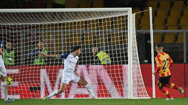 Ci Lecce 04/01/2023 - campionato di calcio serie A / Lecce-Lazio / foto Carmelo Imbesi/Image Sport
nella foto: gol Gabriel Strefezza