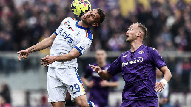 Mp Firenze 19/03/2023 - campionato di calcio serie A / Fiorentina-Lecce / foto Matteo Papini/Image Sport
nella foto: Alexis Blin-Antonin Barak